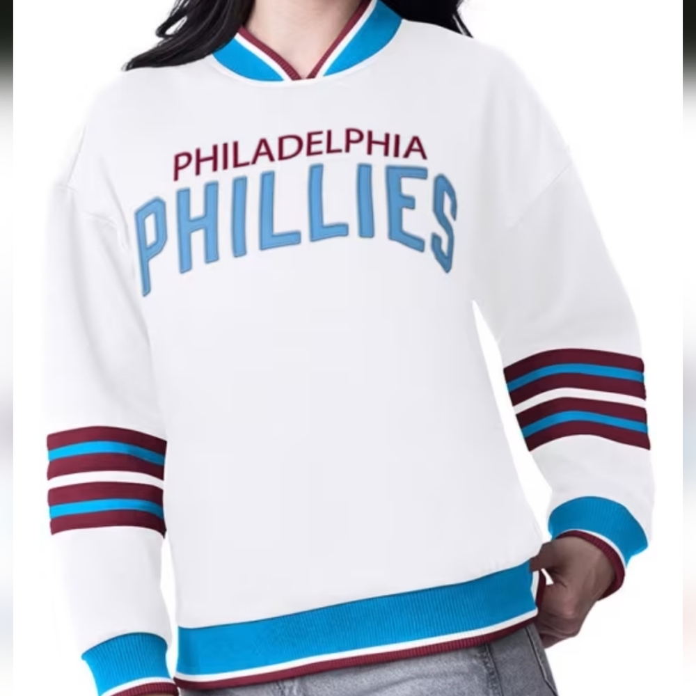 STARTER Sweatshirt Philadelphia Phillies Womens